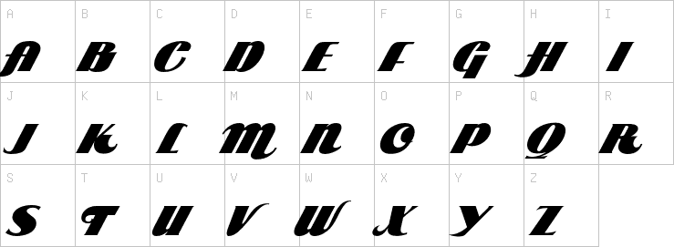 Uppercase characters