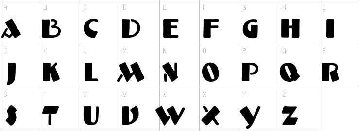 Uppercase characters