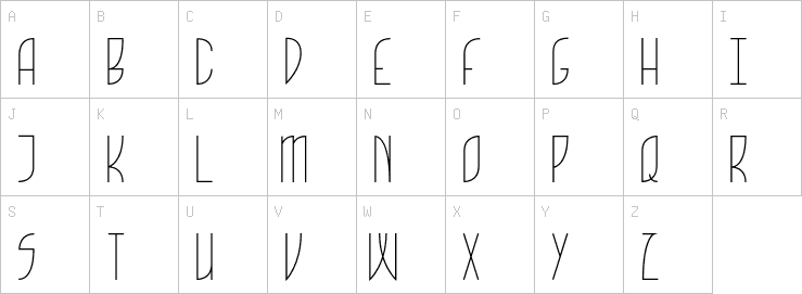 Uppercase characters