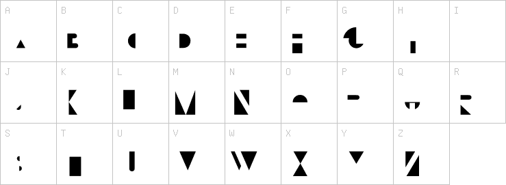 Uppercase characters