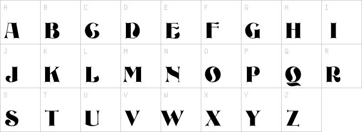 Uppercase characters