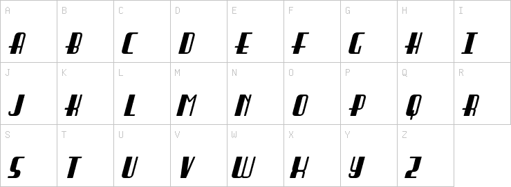 Uppercase characters
