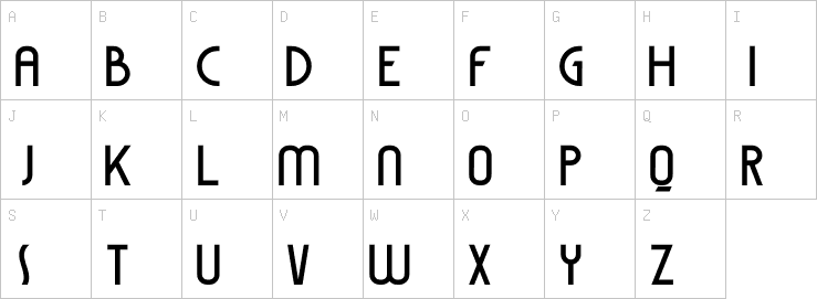 Uppercase characters