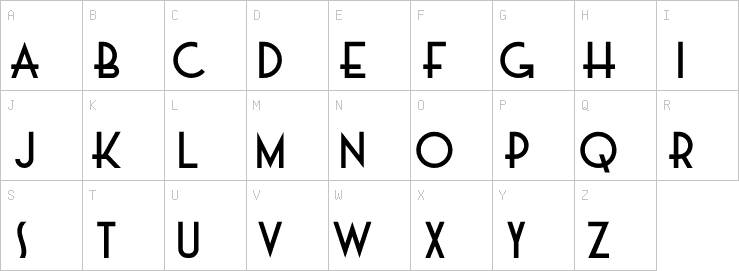 Uppercase characters