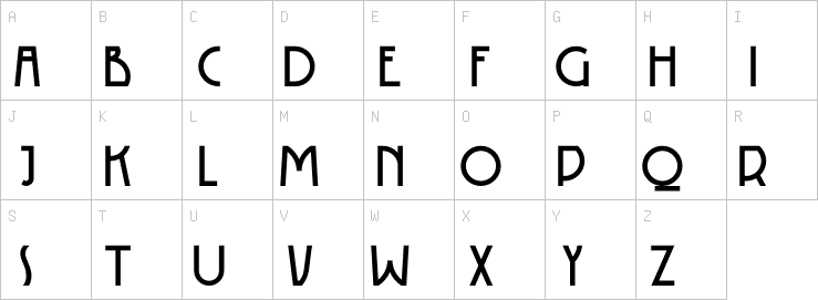 Uppercase characters
