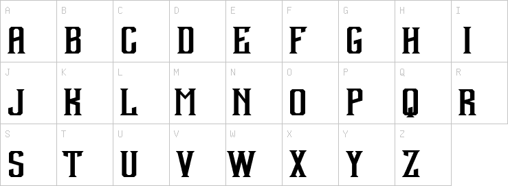 Uppercase characters