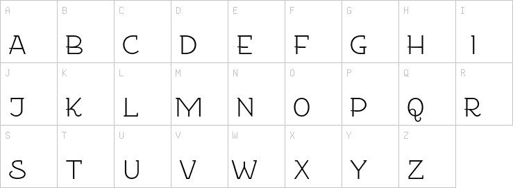 Uppercase characters