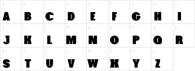 Uppercase characters