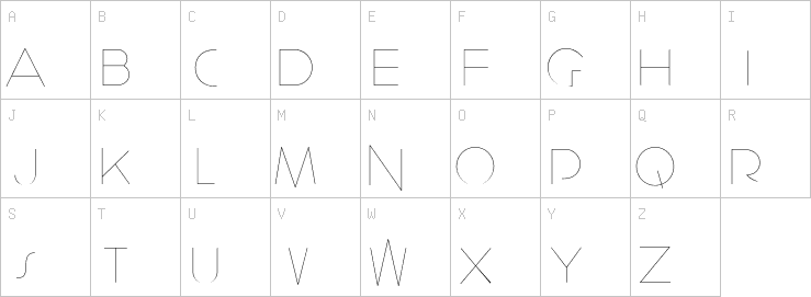 Uppercase characters