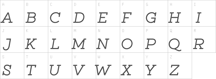 Uppercase characters