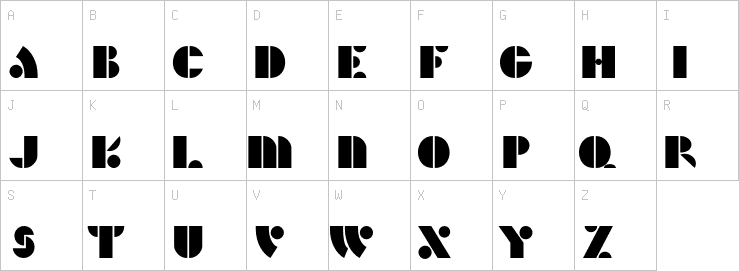 Uppercase characters