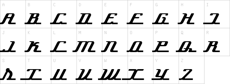 Uppercase characters