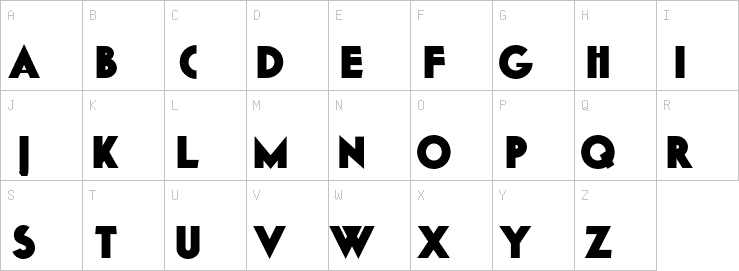Uppercase characters