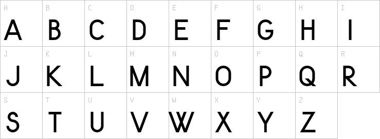 Uppercase characters