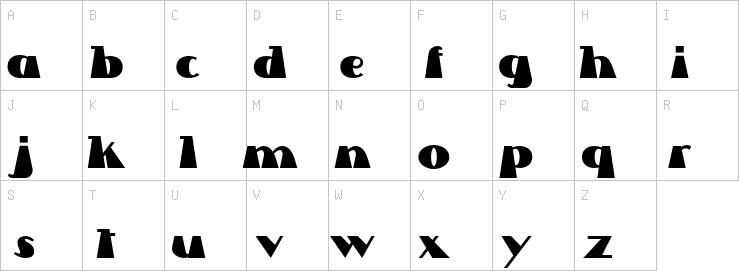 Uppercase characters