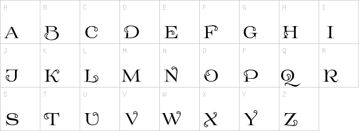 Uppercase characters