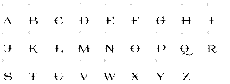 Uppercase characters