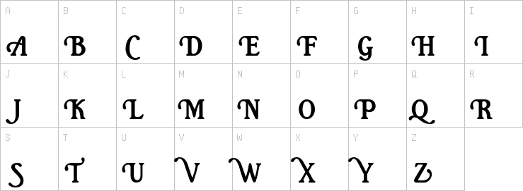 Uppercase characters
