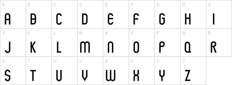 Uppercase characters