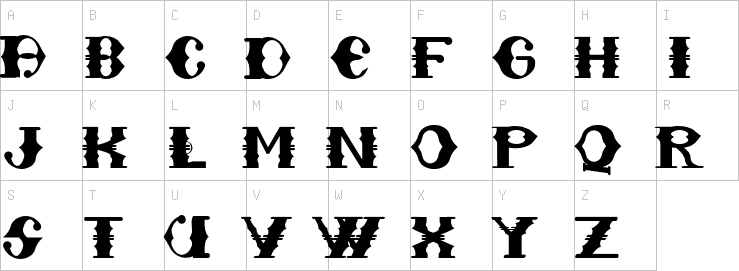Uppercase characters