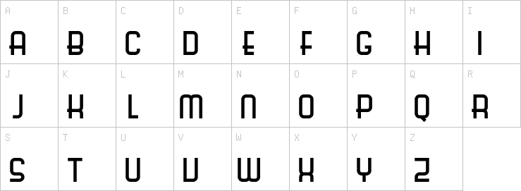 Uppercase characters