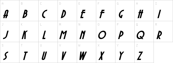 Uppercase characters