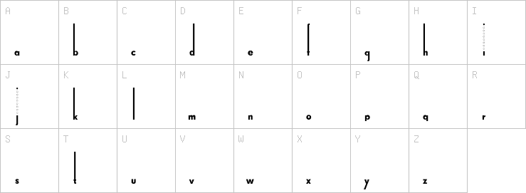 Uppercase characters
