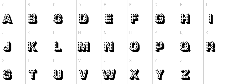 Uppercase characters