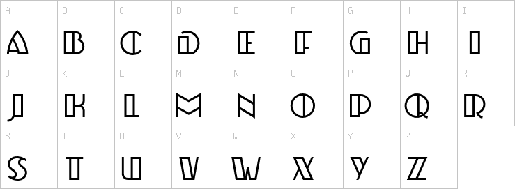 Uppercase characters