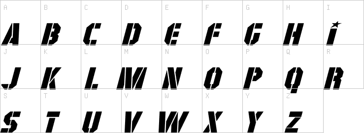 Uppercase characters