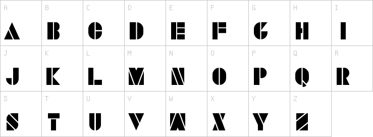 Uppercase characters