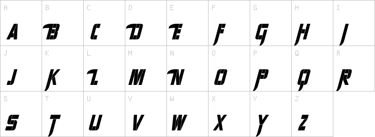 Uppercase characters