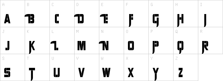 Uppercase characters