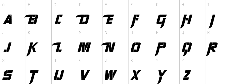 Uppercase characters