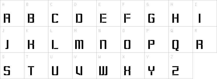 Uppercase characters