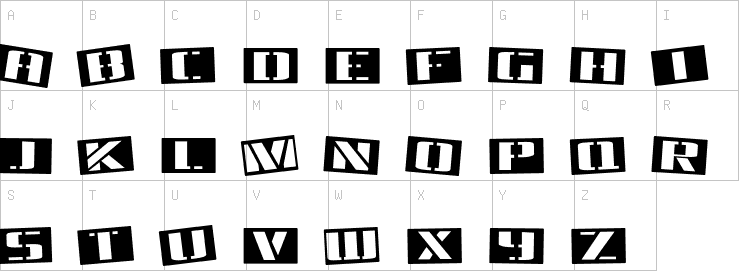 Uppercase characters