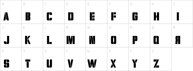 Uppercase characters