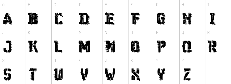 Uppercase characters