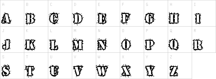 Uppercase characters