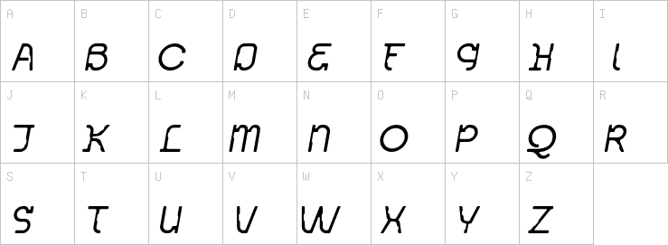 Uppercase characters