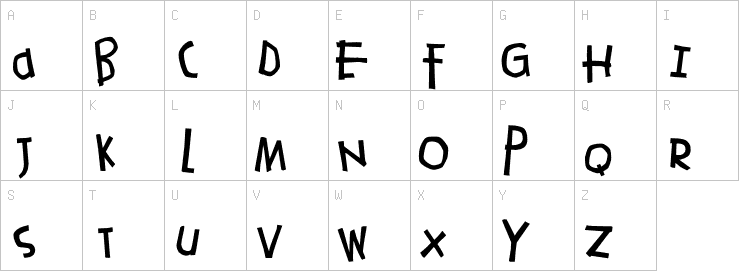 Uppercase characters