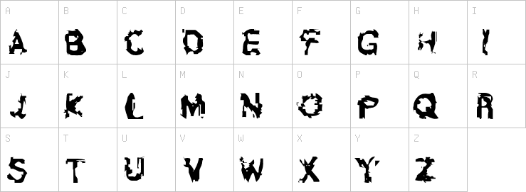 Uppercase characters