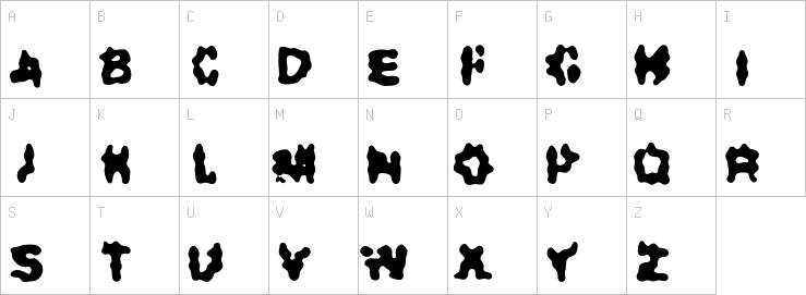 Uppercase characters