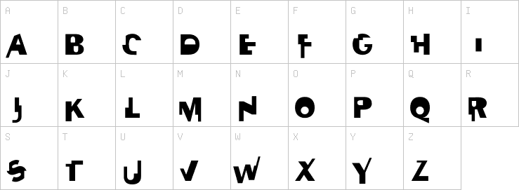 Uppercase characters