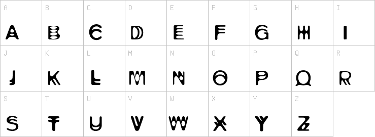 Uppercase characters