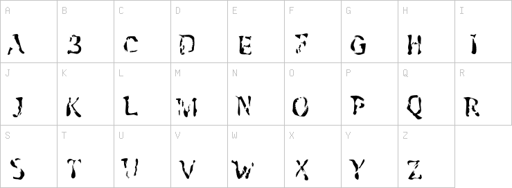 Uppercase characters