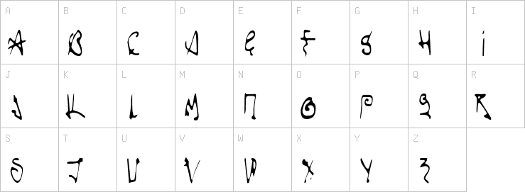 Uppercase characters