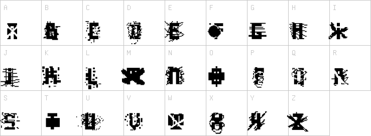 Uppercase characters