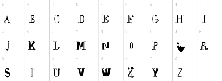 Uppercase characters