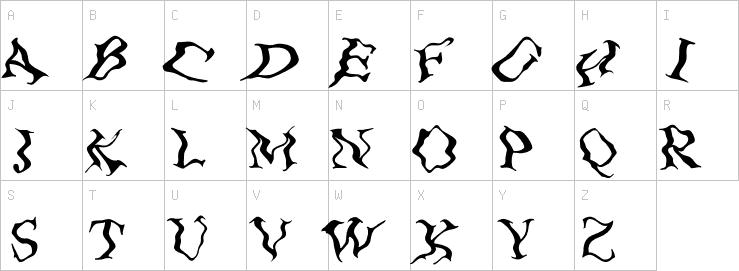 Uppercase characters